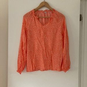 Old Navy XS-tall light floral blouse